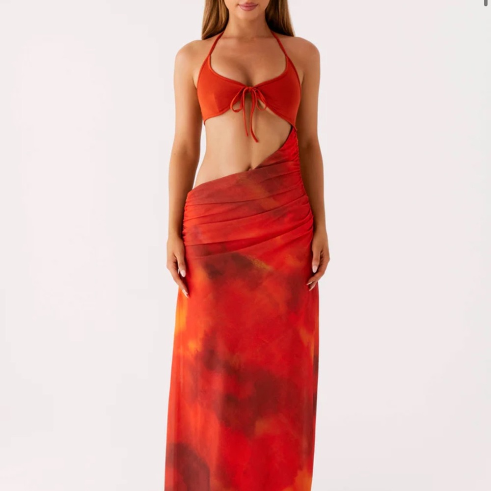 Peppermayo Fiery Red dress